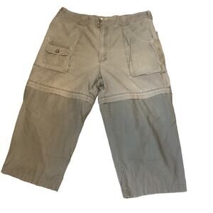 Cabela’s Outdoors Mens Convertible Pants Zip Off Hiking Shorts Size 42 Waist